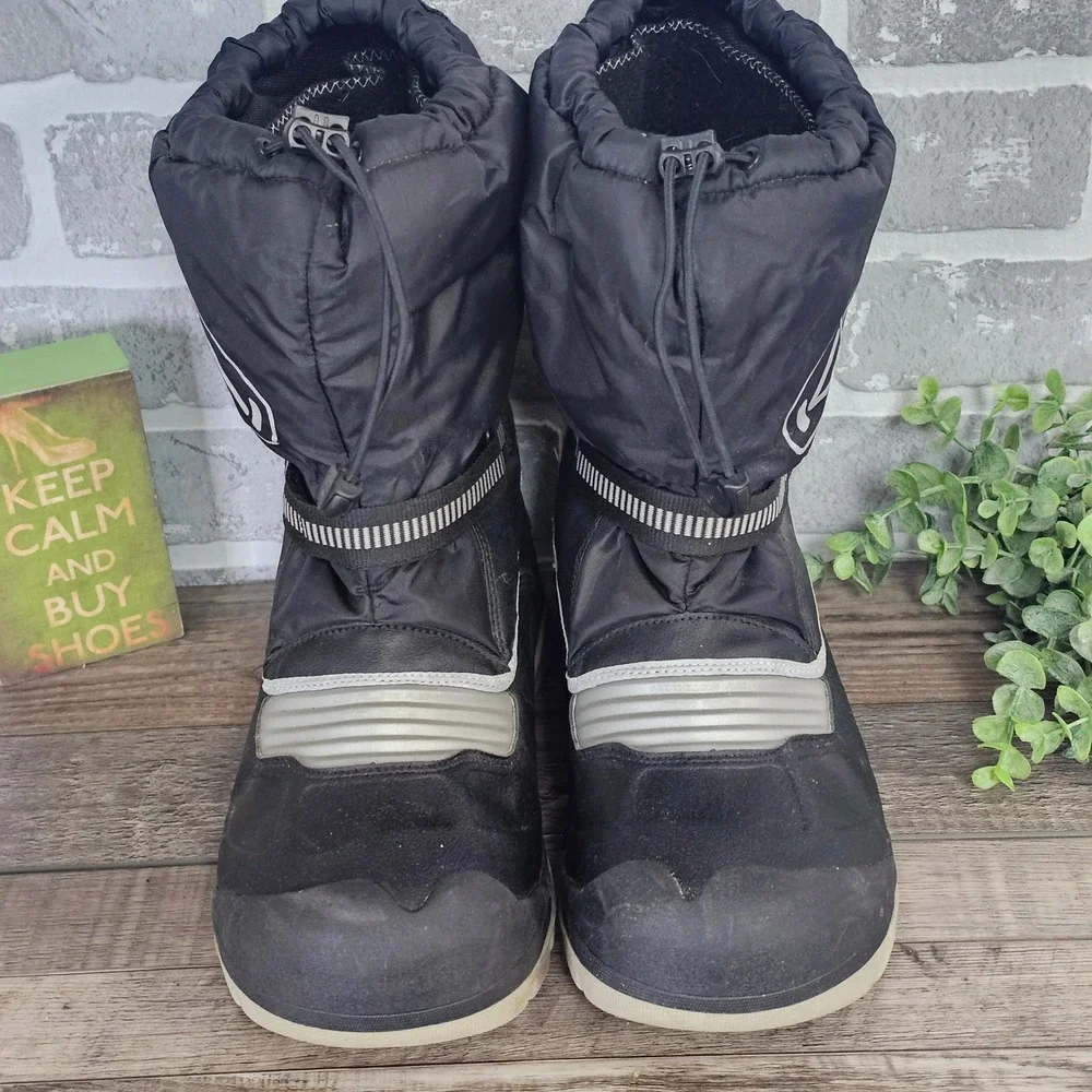 Keen Warm Waterproof Winter Boots 1026753 Black 400g‎ Insulated Youth Size 7